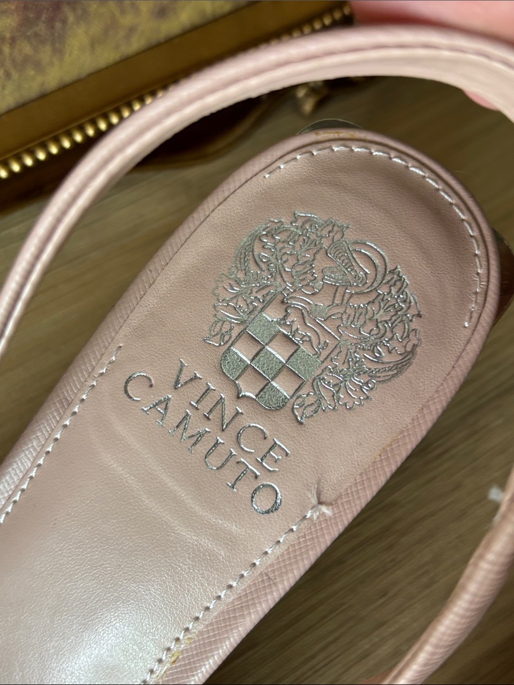 Vince Camuto Blush Pink Slingback Hamden Pumps - Picture 5 of 8